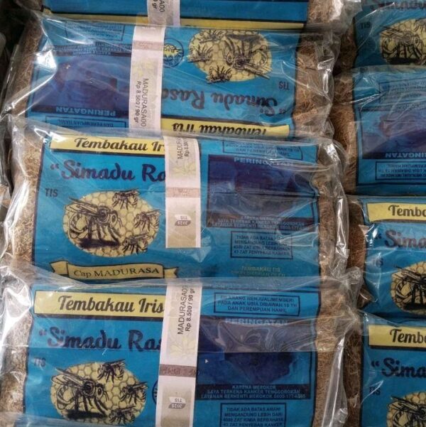 Tembakau Madurasa Biru Besar 90gr Isi 10pcs - Gambar 2