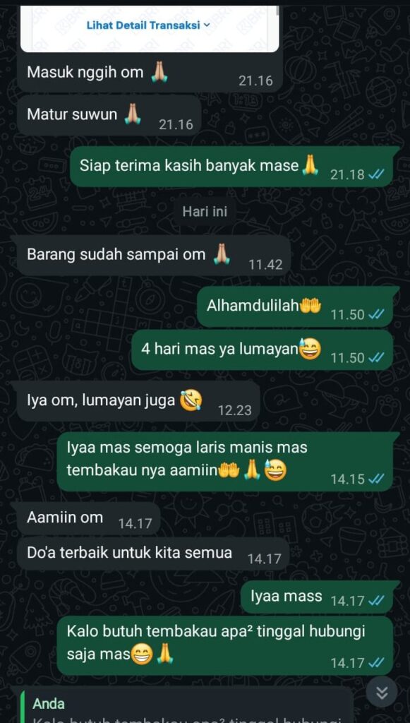 testimoni pelanggan